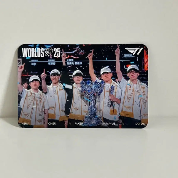 [BUNJANG] T1 2025 Worlds Champions Photocard Bundle Set / 대전 펜페스타 MSI T1 월즈 2025 우승 기념 카드 / 포카
