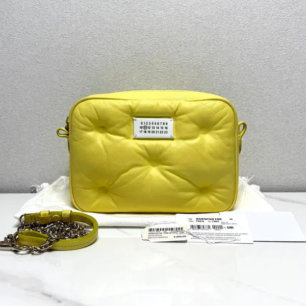 [BUNJANG] Maison Margiela Glam Slam Chain Bag Yellow / (정품/A+)메종 마르지엘라 글램 슬램 체인백