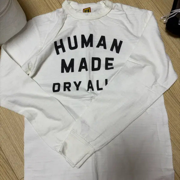 [BUNJANG] Human Made Long Sleeve White Size S / 휴먼메이드 롱슬리브 화이트 s사이즈
