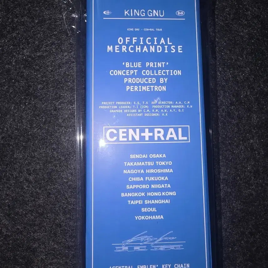 [BUNJANG] King Gnu Central Tour Silver Keyring / King Gnu 센트럴 투어 실버키링