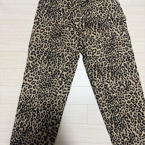 [BUNJANG] Supreme 22FW Leopard Moleskin Double Knee Pants / 슈프림 22fw 레오파드 몰스킨 더블니