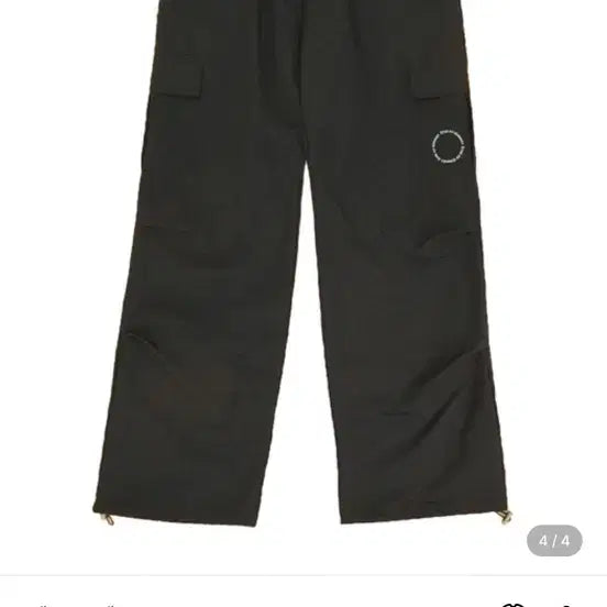 [BUNJANG] ETEOOME Nylon Cargo Long Pants Black / 에트오소메 나일론 카고반지 롱 팬츠 블랙