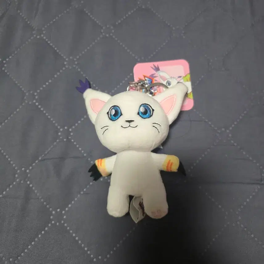 [BUNJANG] Digimon Adventure Gatomon SOFVIMATES Figure + Keyring / 디지몬 어드벤처 가트몬 SOFVIMATES 피규어 + 키링