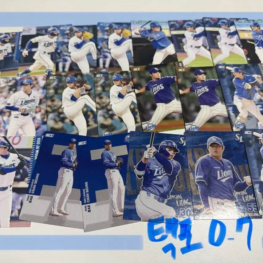 [BUNJANG] Samsung Lions 2026 KBO Baseball Card Bundle / 2026 KBO 크보 카드 삼성라이온즈 배찬승 김영웅 이재현 구자욱 판매