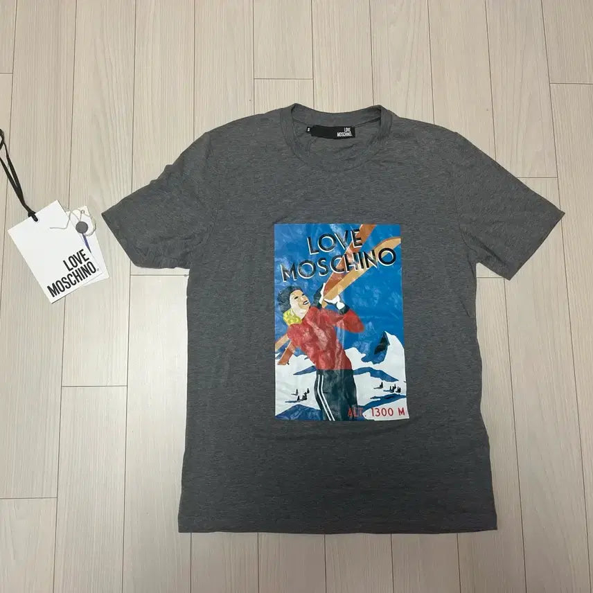 [BUNJANG] Love Moschino Print Short Sleeve T-Shirt / (정품) 러브모스키노 프린트 반팔 티셔츠