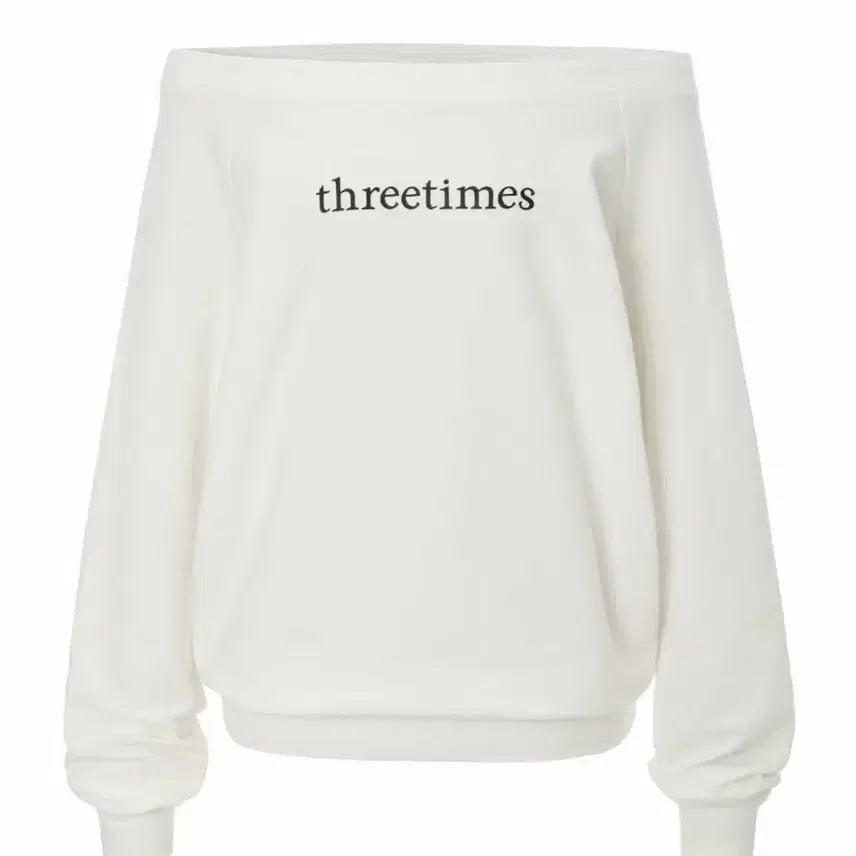 [BUNJANG] 3Times Basic Logo Oversized T-Shirt / 쓰리타임즈 베이직 로고 오프티m