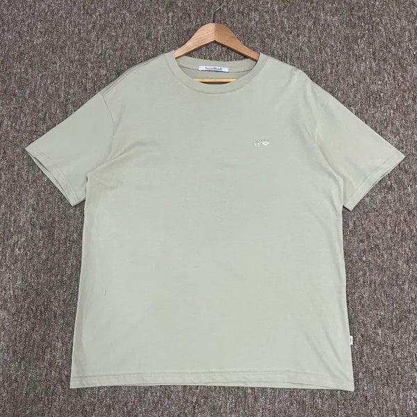 [BUNJANG] Nonblank Short Sleeve T-Shirt L Light Khaki / 논블랭크 숏 슬리브 반팔티 L 라이트카키