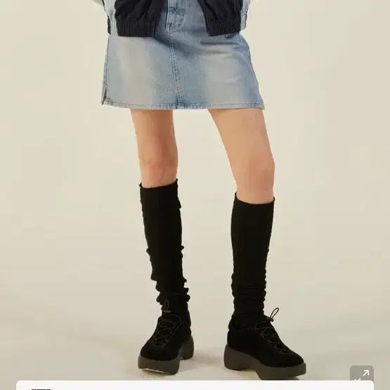 [BUNJANG] Millioncor Denim Mini Skirt / 밀리언코르 데님스커트
