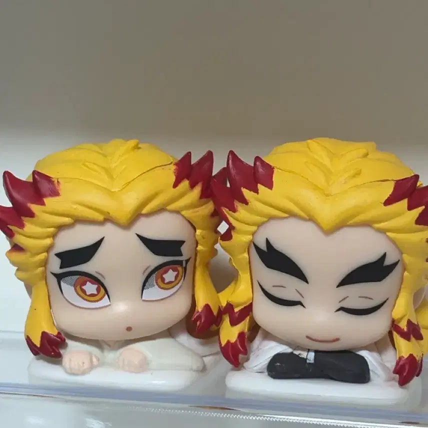 [BUNJANG] Demon Slayer Rengoku Kyojuro & Senjuro Onemutan Figure Bundle Set / (일괄) 귀멸의 칼날 렌고쿠 쿄쥬로 센쥬로 오네무탄 피규어 세트판매