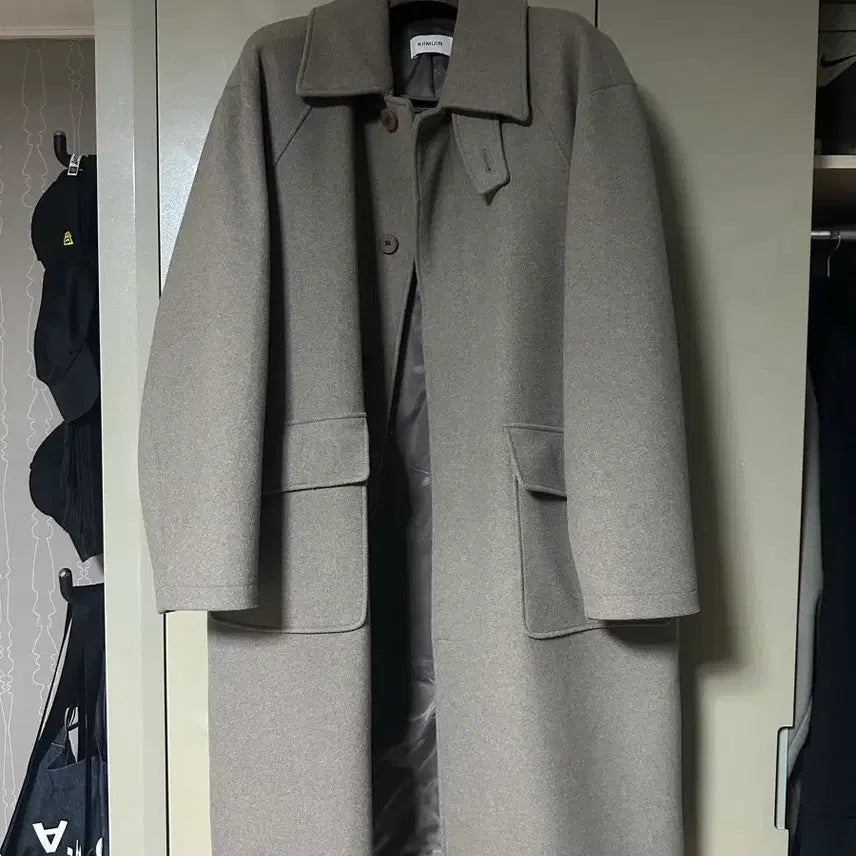 [BUNJANG] KIMUIR Coat XL Beige / 키뮤어 코트 XL