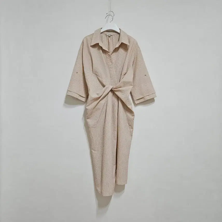 [BUNJANG] Moneta Seersucker Long Dress / 모네타 시어서커 롱원피스