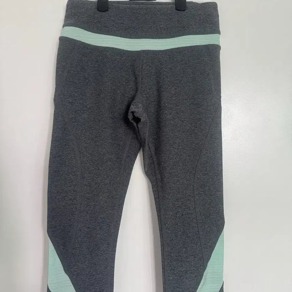 [BUNJANG] MPG Women's Leggings XS Gray Mint Color Block / MPG 여성 레깅스 XS 그레이 민트 배색