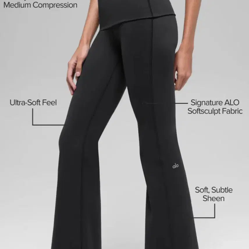 [BUNJANG] ALO Yoga Bootcut Leggings / 알로 요가 부츠컷 레깅스 (네고 가능)