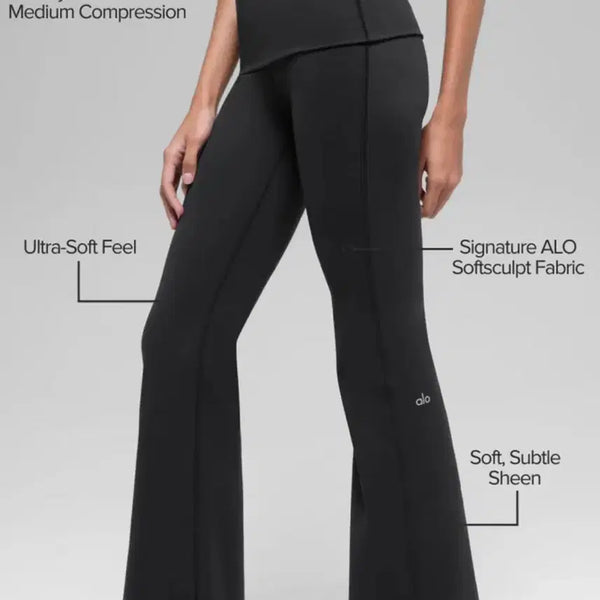 [BUNJANG] ALO Yoga Bootcut Leggings / 알로 요가 부츠컷 레깅스 (네고 가능)