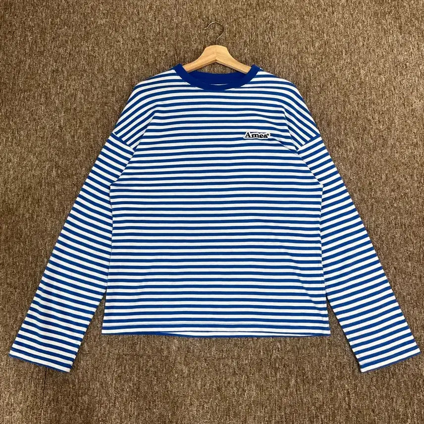 [BUNJANG] Ames Stripe Long Sleeve M / Ames 아메스 스트라이프 롱슬리브 M