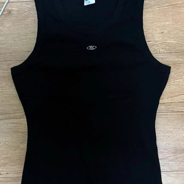 [BUNJANG] Born to Win Sleeveless Top Black L / 본투윈 슬리브리스 나시