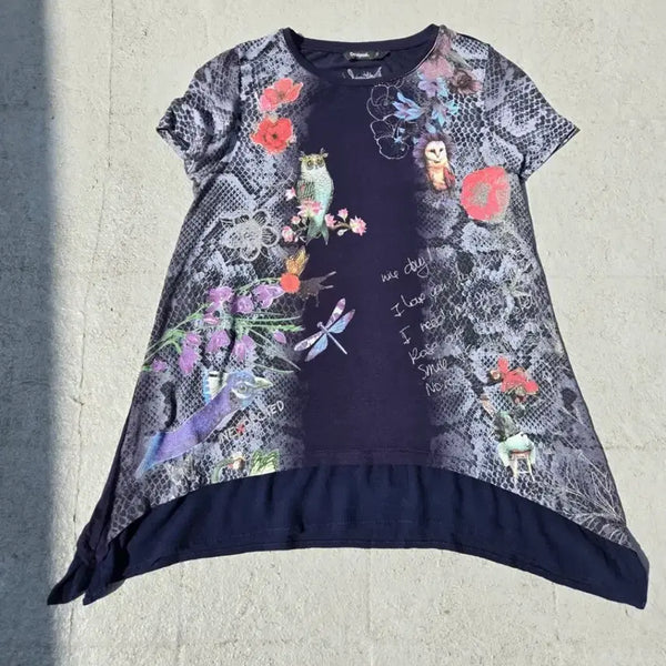 [BUNJANG] Desigual Oriental Top / 데시구알 오리엔탈 탑