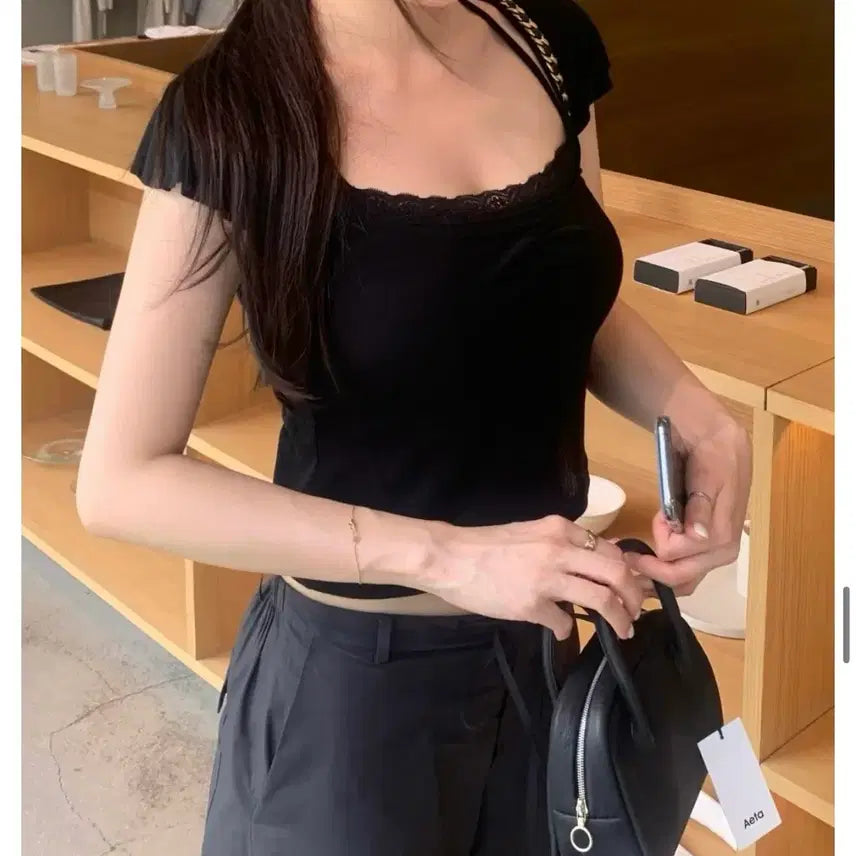 [BUNJANG] Ont Layered Tee (Black) / 온트 레이어드 티 (블랙)