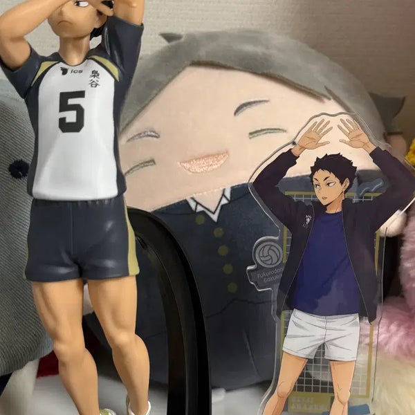 [BUNJANG] Haikyuu Akaashi Posing Figure & Lottery Acrylic Stand / 하이큐 아카아시 포징 피규어 및 쿠지 아크릴 스탠드
