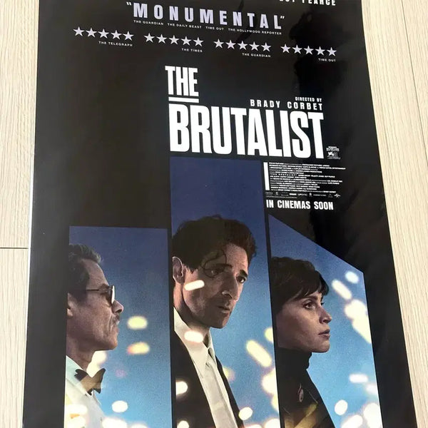 [BUNJANG] The Brutalist Limited Edition A3 Movie Poster / [초희귀한정판]영화 더 브루탈리스트 포스터(A3)