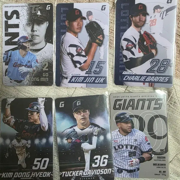 [BUNJANG] Lotte Giants 2025 Official Photocard Bundle Set / 롯데자이언츠 포토카드