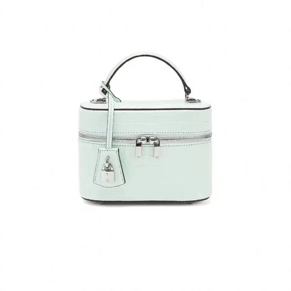 [BUNJANG] Cardinal Red Vanity Crocodile Pale Mint Bag with Additional Strap / 카디널레드 베니티 크로커다일 페일 민트(+추가 스트랩)