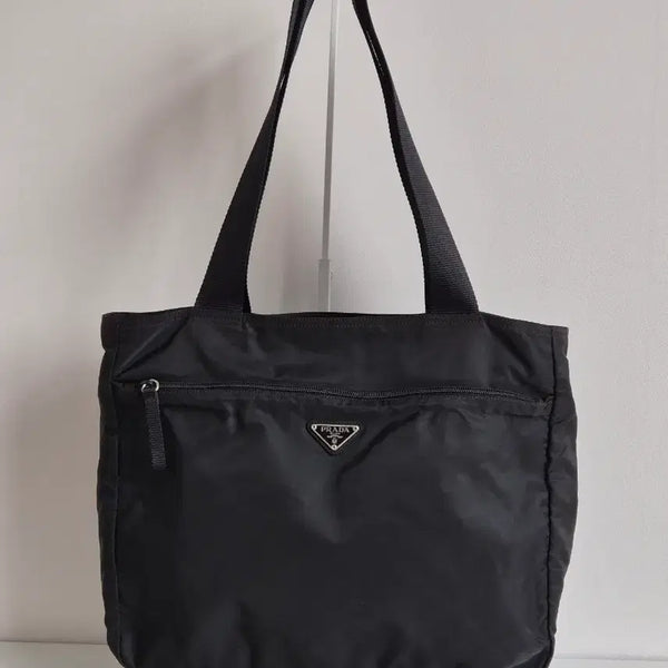 [BUNJANG] PRADA Pocono Nylon Tote Bag Shoulder Bag Black / 프라다 포코노 나일론 토트백 숄더백