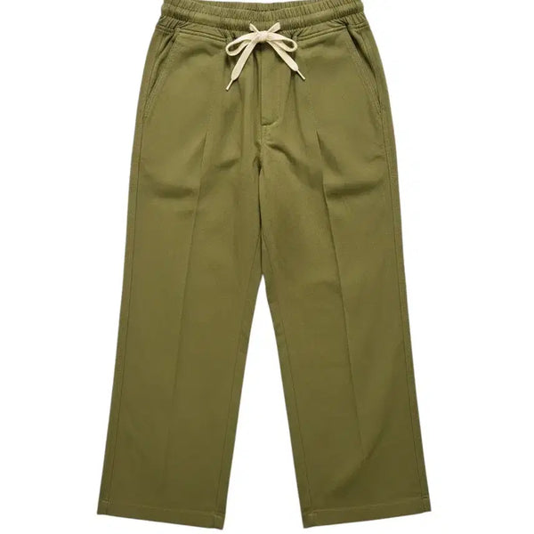 [BUNJANG] FANACULT SEOUL Khaki Cotton Pants (Womens M) / 여성M/ FANACULT SEOUL 카키 밴딩 코튼 팬츠 바지