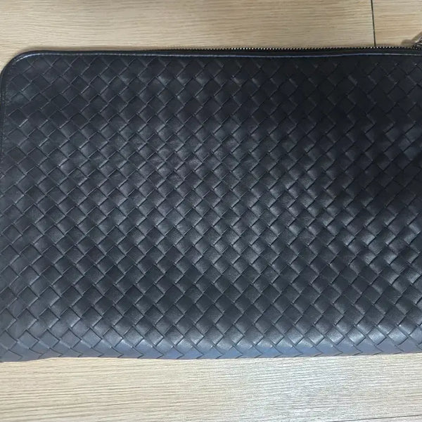 [BUNJANG] Bottega Veneta Clutch Bag Black / 보테가베네타 클러치백 블랙