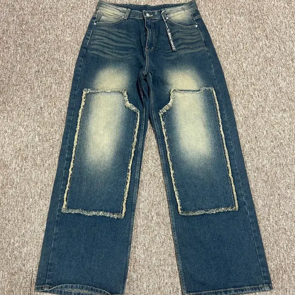 [BUNJANG] Welldon Vintage Washed Wide Denim Pants L / 새상품) 웰던 빈티지 워싱 와이드 데님 팬츠 L