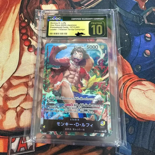 [BUNJANG] One Piece Card Luffy Seven Eleven Promo CGC Pristine 10 Graded Card / 원피스 카드 루피 세븐일레븐 프로모 cgc 프리스틴 10등급