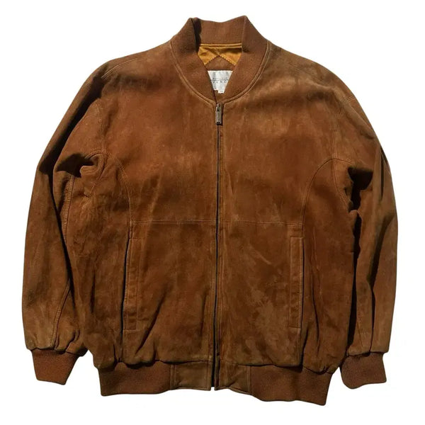 [BUNJANG] Givenchy Lambskin Suede Blouson Bomber Jacket / [M-L] 지방시 램스킨 스웨이드 블루종 봄버 자켓