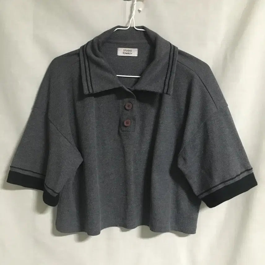 [BUNJANG] Studio Tomboy 22' Collar Neck Knit (Free Size) / 스튜디오톰보이 22 카라넥 니트 F