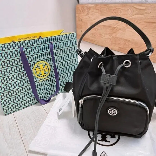 [BUNJANG] Tory Burch Black Bucket Bag (Sealed) / 토리버치 블랙 버킷백 정품 미개봉