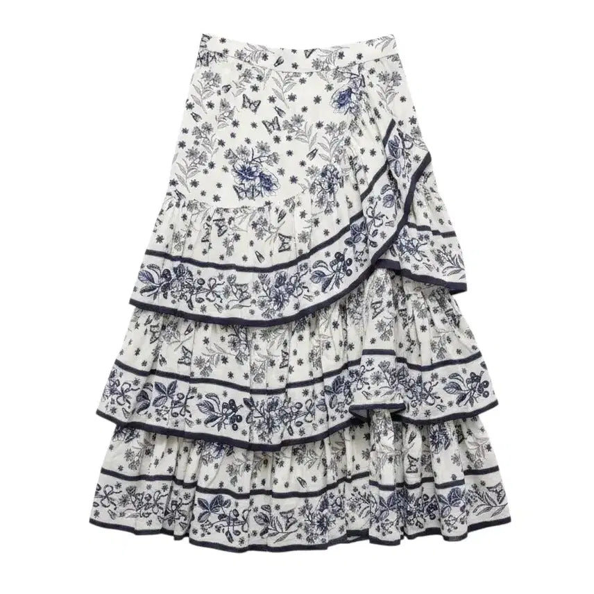 [BUNJANG] Sandro Floral Skirt Women's Size 2 / 여성2/ 산드로 플로럴 스커트
