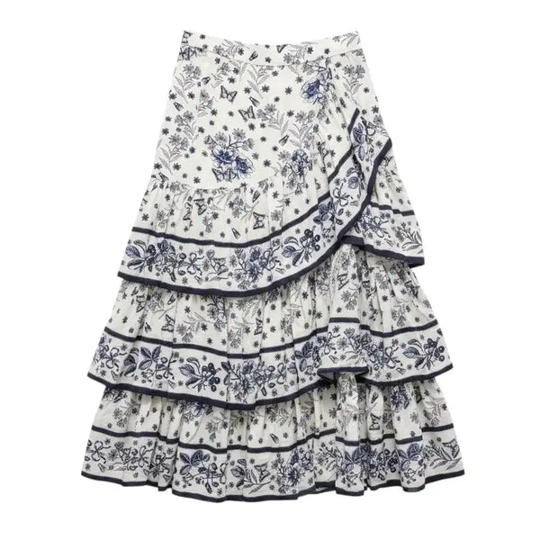[BUNJANG] Sandro Floral Skirt Women's Size 2 / 여성2/ 산드로 플로럴 스커트