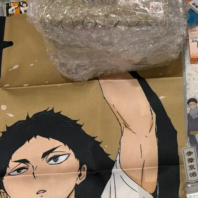 [BUNJANG] Haikyuu Akaashi Uniform Look Up Figure & Joint Practice Towel Set / 하이큐 아카아시 유니폼 룩업 피규어 및 합동연습 천(?)