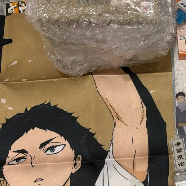 [BUNJANG] Haikyuu Akaashi Uniform Look Up Figure & Joint Practice Towel Set / 하이큐 아카아시 유니폼 룩업 피규어 및 합동연습 천(?)