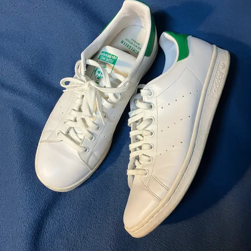 [BUNJANG] Adidas Stan Smith White Green (280) / [280] 아디다스 스탠스미스 화이트 그린