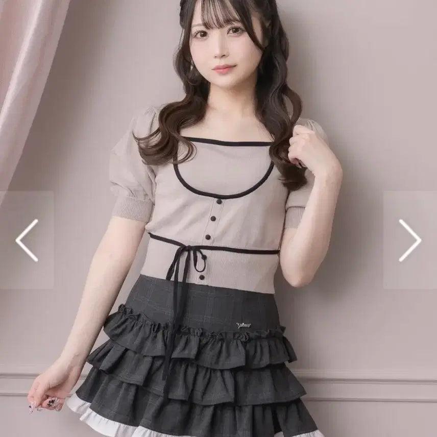 [BUNJANG] Pium Mini Skirt Check Version / !구함! 피움 미니스커트
