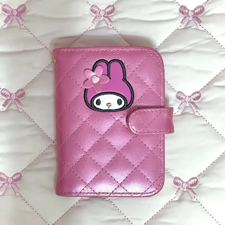 [BUNJANG] My Melody Quilting Wallet Pink / 마이멜로디 퀼팅 지갑 핑크