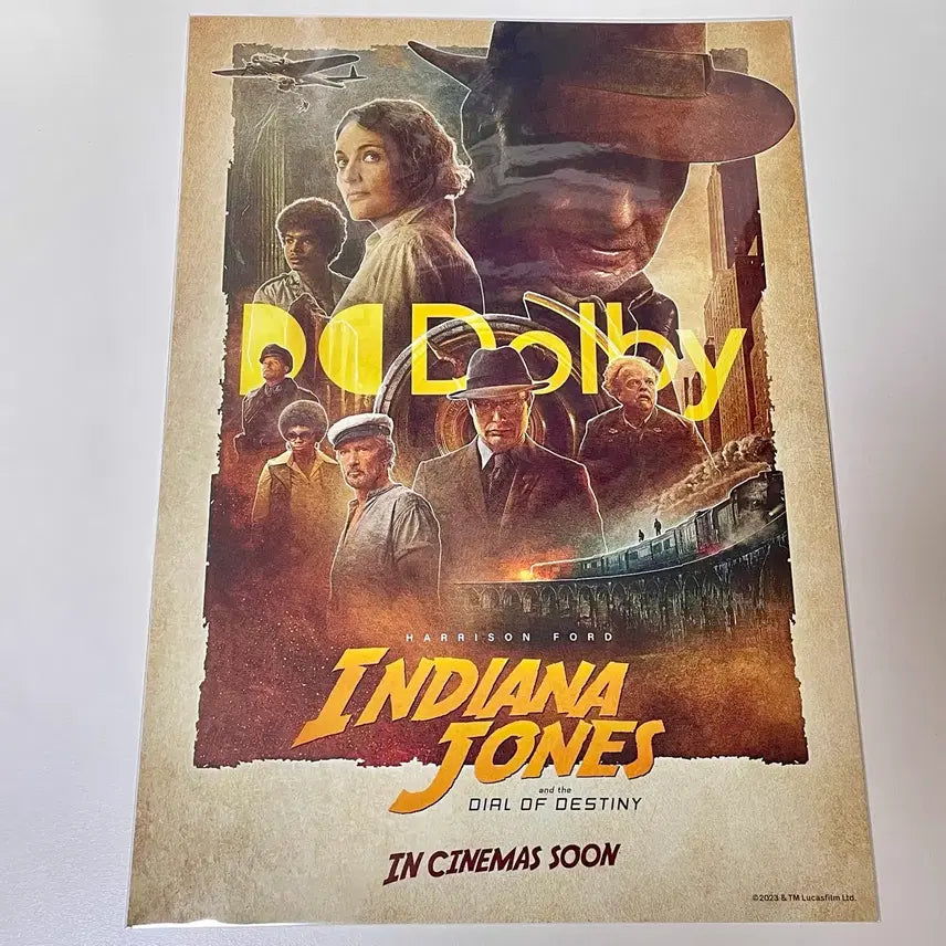[BUNJANG] Indiana Jones Dolby Cinema A3 Poster Megabox / 인디아나 존스 돌비시네마 A3 포스터 메가박스