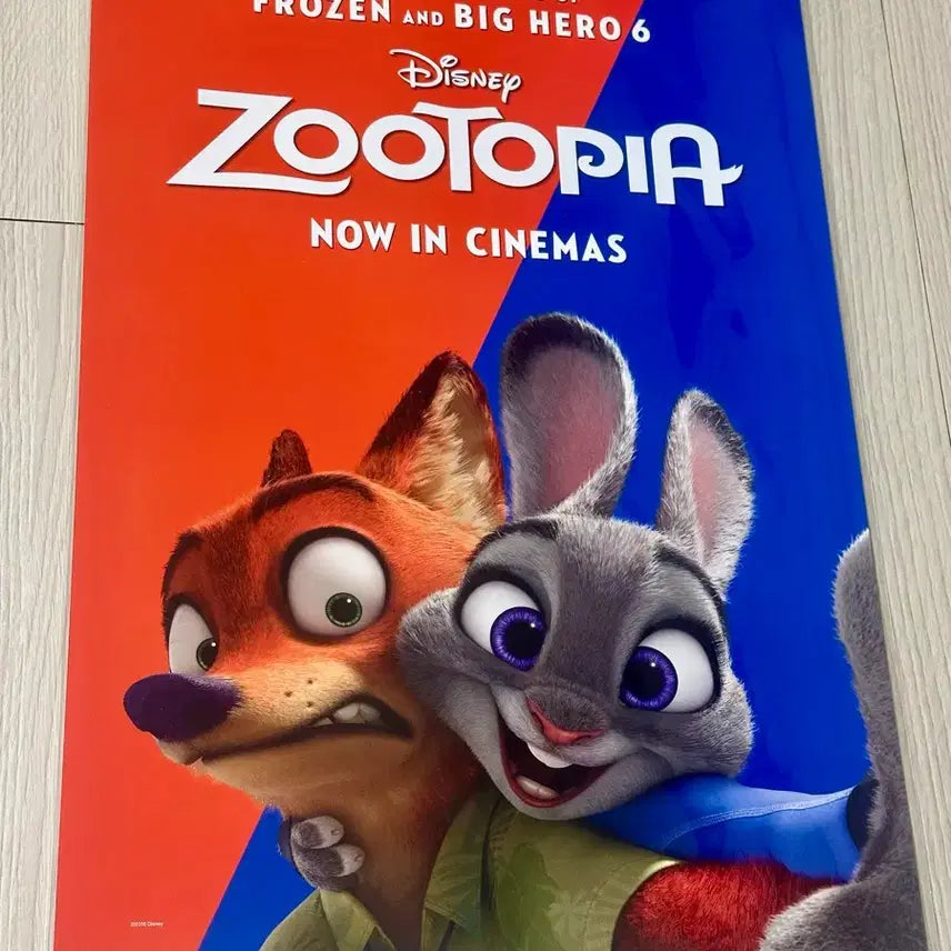 [BUNJANG] Disney Zootopia 1 Judy & Nick A3 Movie Poster Limited Edition / [초희귀한정판]영화 디즈니 주토피아1 주디 닉 포스터(A3)