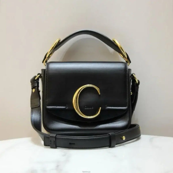 [BUNJANG] Chloé C Bag Black Gold Hardware / 끌로에 C백 블랙 금장