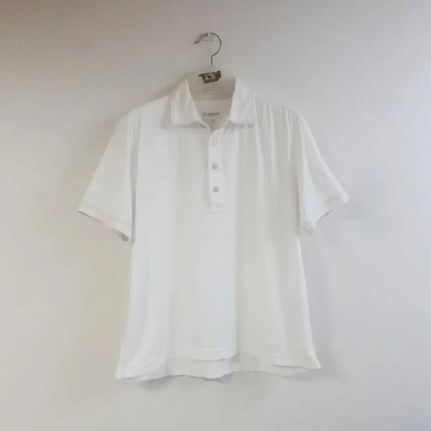 [BUNJANG] Lanvin Sport Japan Edition Men's Collar Neck Short Sleeve T-Shirt / 랑방 스포츠 일본판 남성 카라넥 반팔티셔츠