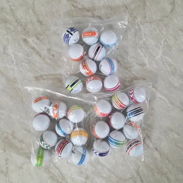 [BUNJANG] Volvik Color Line Golf Balls (White) - Lost Balls / 볼빅 컬러 라인볼 화이트 로스트볼