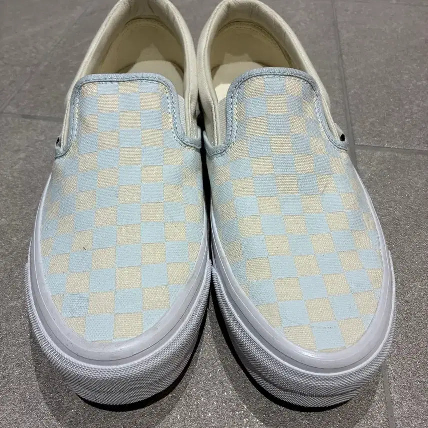 [BUNJANG] Vans Checkerboard Slip-On Shoes 270 / 반스 체커보드 슬립온 신발 270 새상품