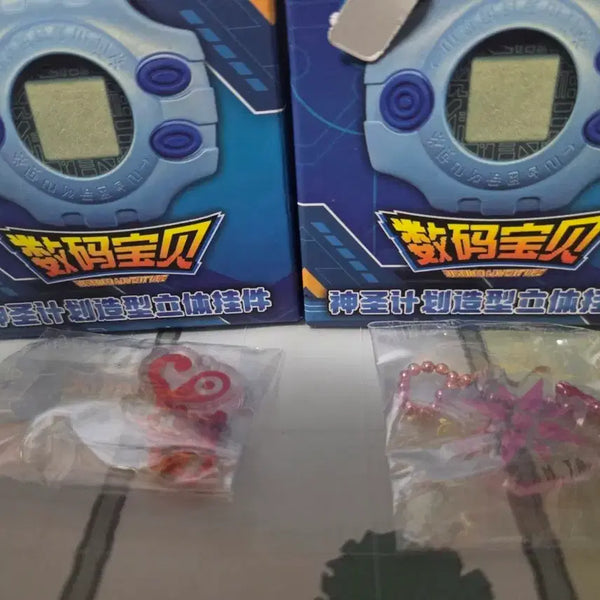 [BUNJANG] Digimon Digivice Keychain Sorato Set / 디지몬 디지바이스 키링 사랑 소라 빛 나리 2종 일괄