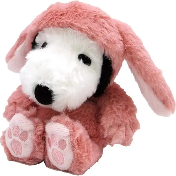 [BUNJANG] Snoopy Eardrop Plush Doll Pink & Brown Bundle Set / 정품 스누피 이어드롭 인형 핑크&브라운 일괄