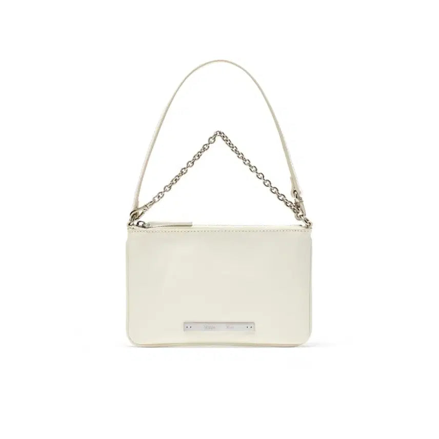 [BUNJANG] Matinkim Glossy Leather Micro Bag Mini Tote Bag Ivory / 마뗑킴 글로시 레더 마이크로 백 미니백 토트백 가방 새상품 아이보리